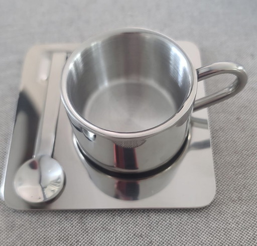 Set da caffè e colazione Shiloh di SOOS ATELIER - Acciaio inossidabile - NUOVO NELLA CONFEZIONE (10 pezzi) WESTWING – servies