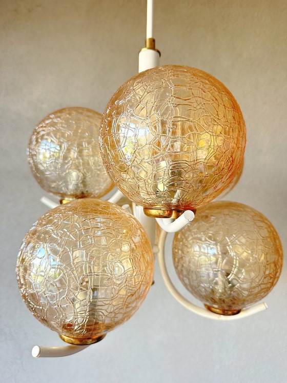 Vintage Richard Essig Spoetnik – Pendant lamps, Glass, Metal (photo 5 of 14)