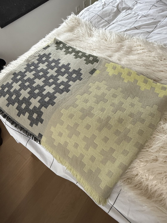 Image 1 of Hay 9, Plaid in Lemon/Gray