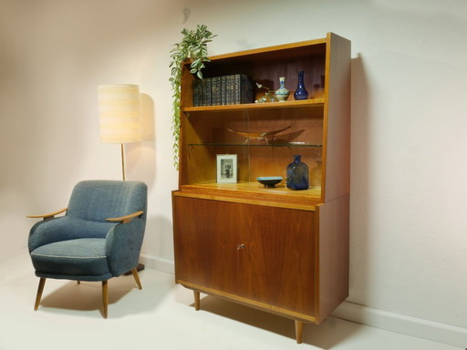 Vintage highboard / bookcase / display cabinet, 1960s, Germany