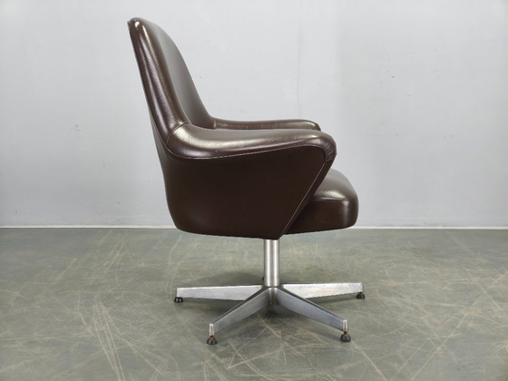Image 1 of Sillón giratorio italiano Mobiltecnica Torino, década de 1960.