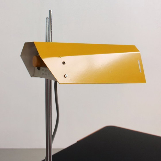 Image 1 of Josef Hůrka Yellow Table Lamp “Robot” for Lidokov, Iconic Vintage, Mid-Century 1960s 1970s