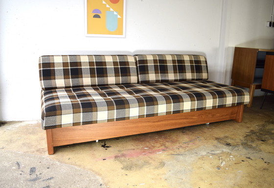 Image 1 of Mid Century Danish Daybed Vintage Canapé Lit de jour