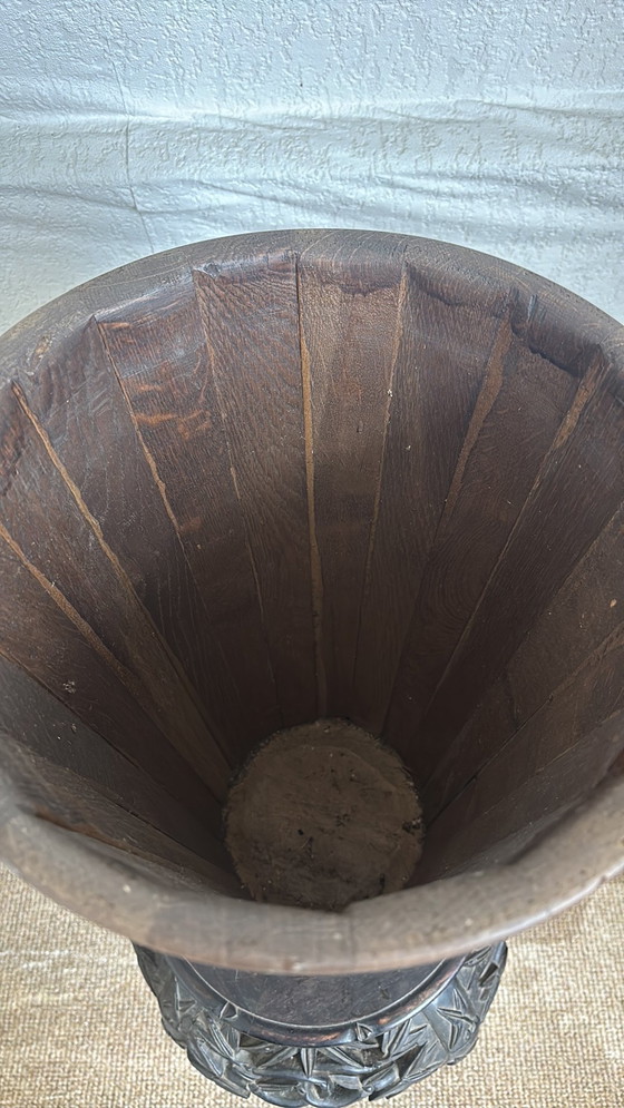 Image 1 of Paragüero antiguo de madera