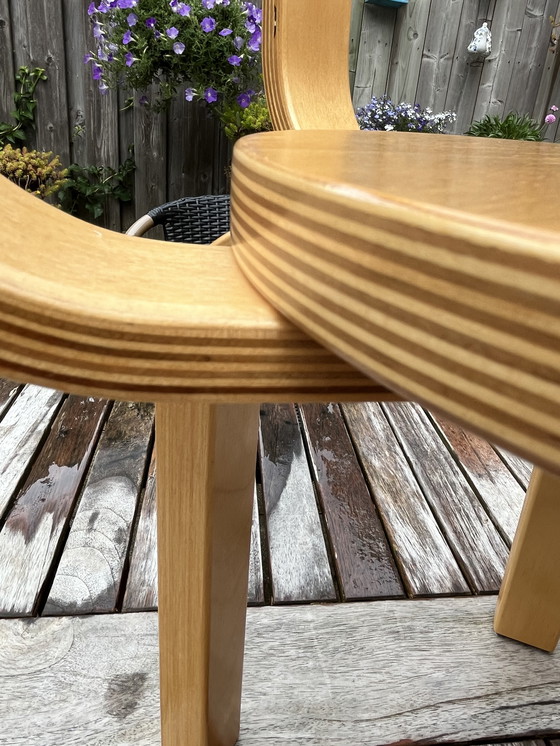 Image 1 of Sedia per bambini in compensato vintage - Stile Alvar Aalto | Svezia, anni '70