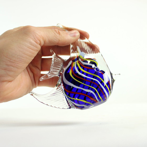 Image 1 of Statue de poisson en verre, Tchécoslovaquie, années 1960