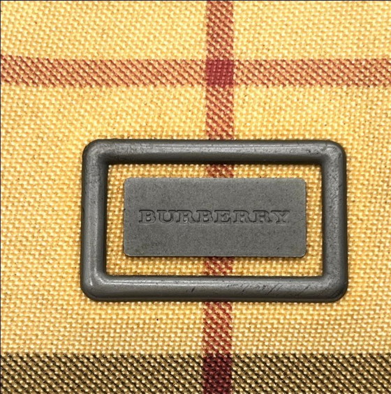 Image 1 of Sac à main Mini Boston Burberry en PVC et cuir à motif Nova Check
