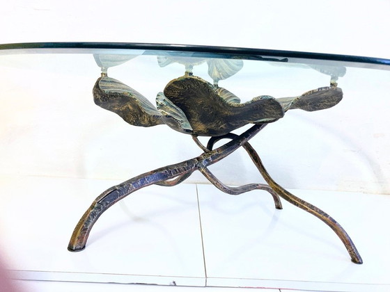 Image 1 of Hollywood Regency Coffee Table by Salvino Mardura, 1970s/80s Design, Italy
