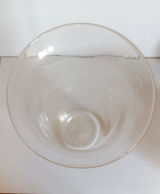 Image 1 of Toso Vase signiert Murano geblasenes Glas H43.5