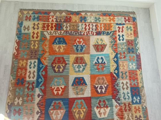 Kilim Afghan Fait Main – Tapis, Wool (photo 5 of 9)