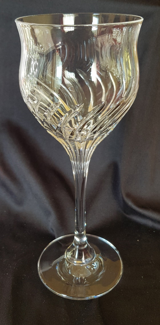 Image 1 of Verres à vin blanc cristal Vintage