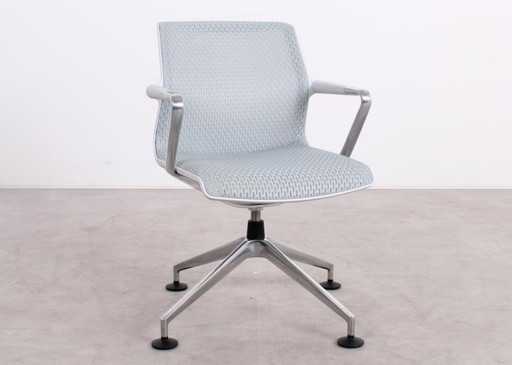 4x Vitra Unix Chair grijs