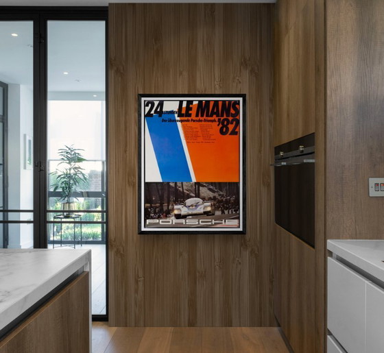 Image 1 of 24 Ore di Le Mans – 1982 – Manifesto originale d'epoca del motorsport – Cimeli delle corse – 102x76 cm