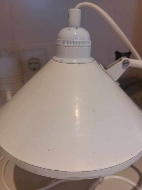 Image 1 of Lampada da scrivania/tavolo WOJA Uithoorn – metallo bianco – anni '70/'80