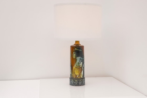 Sculptural Ceramic Table Lamp by Bonnie Rehnqvist, Sweden, 1972 – Törngrens krukmakeri, Scandinavian (photo 12 of 16)