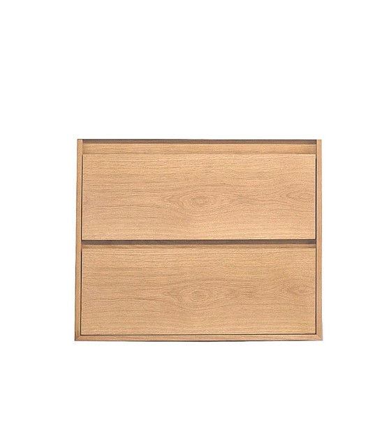 Image 1 of Amueblado - mueble de baño de roble con encimera de mármol