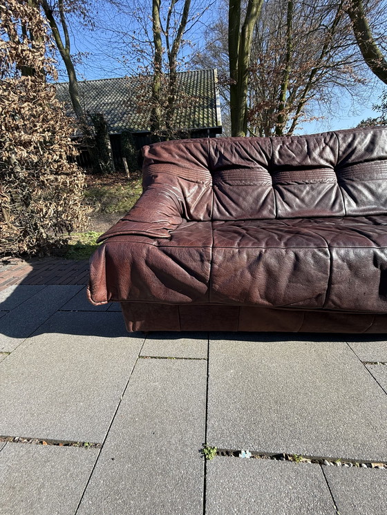 Image 1 of Ledersofa aus den Siebzigern