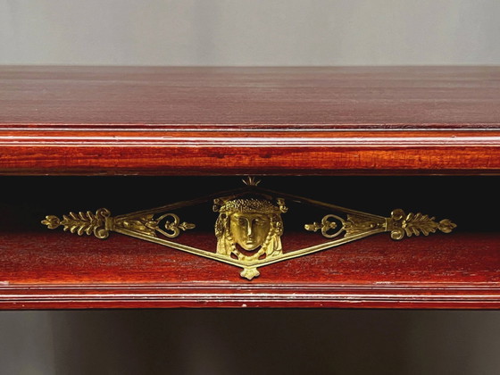 Table de centre guéridon classique de style Empire. – Tables d'appoint (photo 4 of 6)