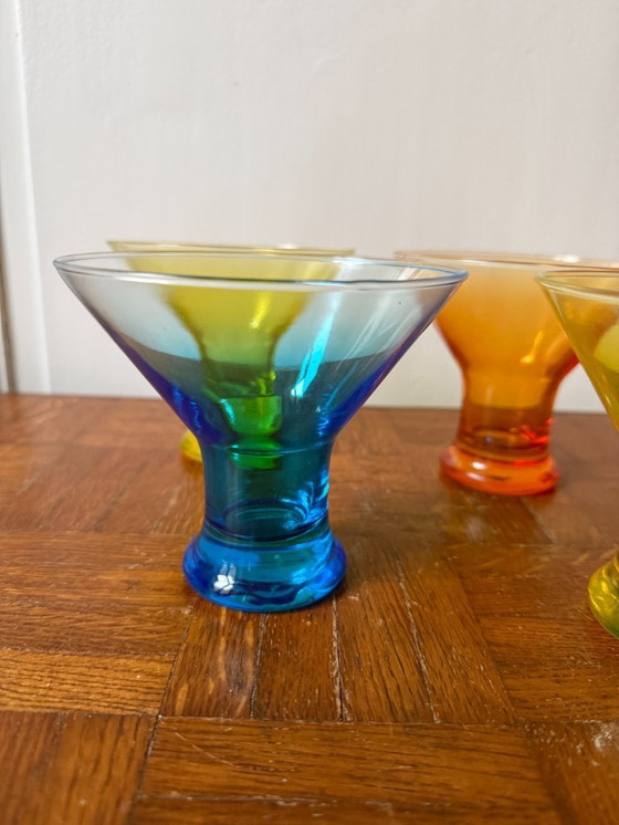 Image 1 of Set di 5 ciotole da dessert colorate Luminarc, Made in France