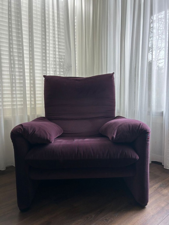 Image 1 of Cassina Maralunga 3-seater sofa + armchair