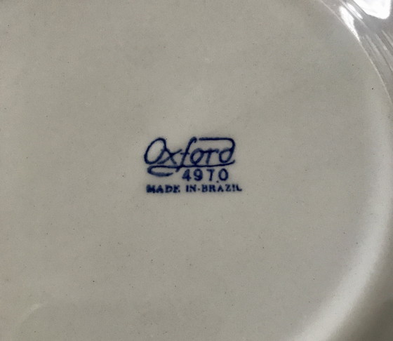 Image 1 of Set of 8 Oxford dessert plates