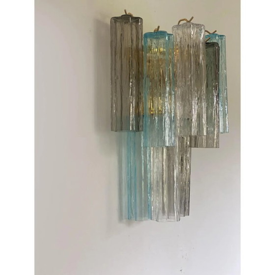 Image 1 of Set di 2 applique da parete Tronchi in stile Murano multicolore