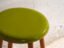 Taburete de madera antiguo con asiento redondo – Europa Central, c. 1950 – Rustic (photo 39 of 40)