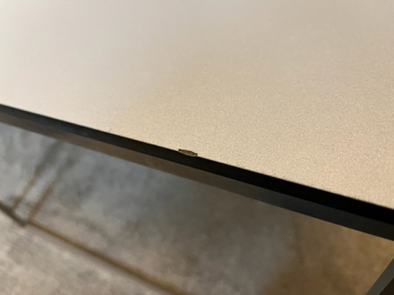 Image 1 of 2x Tavolino con gambe a slitta di pietra mercuriale