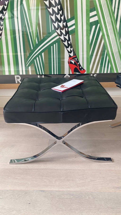 Knoll Barcelona Chair and Ottoman
