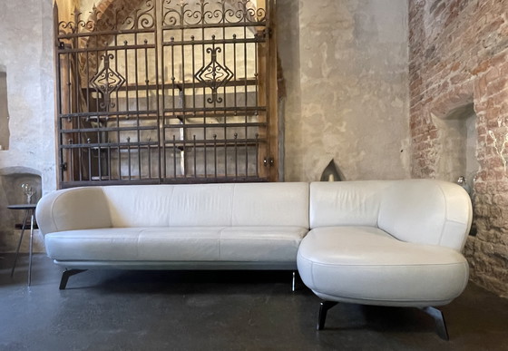 Image 1 of Sofá esquinero Leolux Flint, cuero Ceras