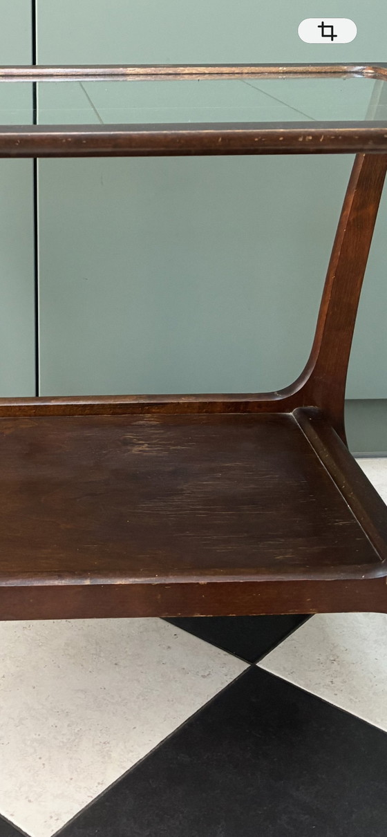 Image 1 of carrello da portata in legno vintage degli anni '50/'60