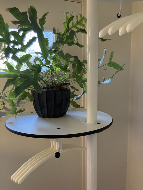 Image 1 of Designer coat rack, portable and height-adjustable so that it fits between ceiling and floor.