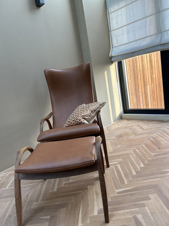 Image 1 of FH429 Signature Chair met voetenbank, Carl Hansen & Søn.