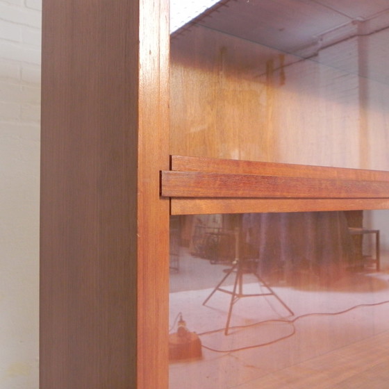 Image 1 of Vetrina con 4 ante scorrevoli in vetro, Musterring, anni '60