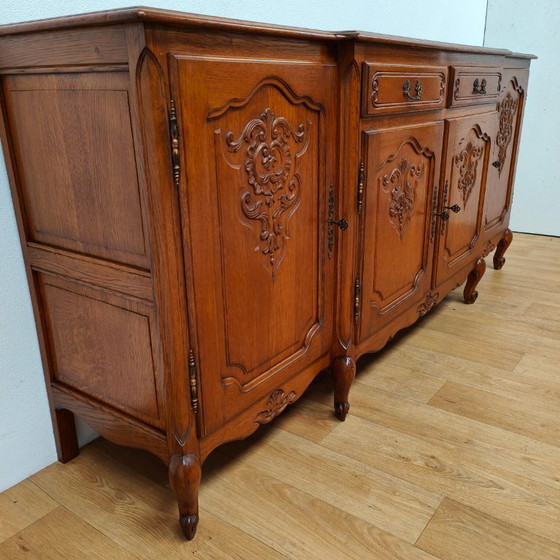 Image 1 of Buffet, armoire murale, meuble de rangement, commode de style Louis XV