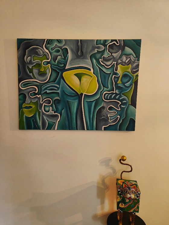 Cheerful and colorful oil painting – Art, Canvas (photo 4 of 5)