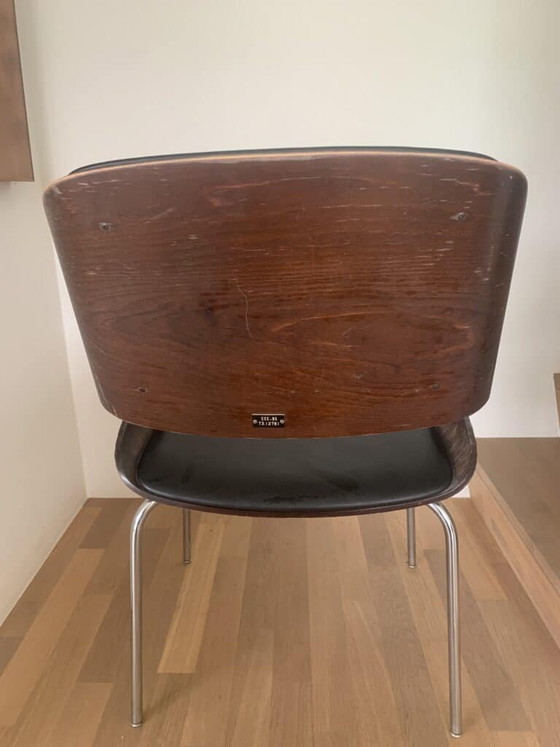 Plywood armchair by Eugen Schmidt for Soloform – Leather, Space Age (photo 6 of 10)
