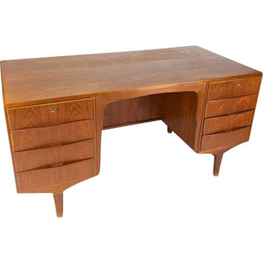 Vintage teak desk Denmark 1960s