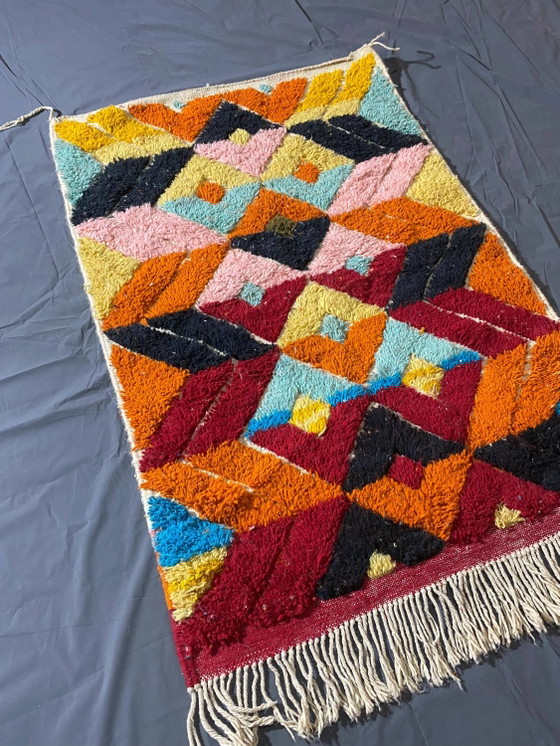 Natural handmade Moroccan rug 3 x 2 m – Rugs & carpets, Wool, Modern (photo 5 of 12)