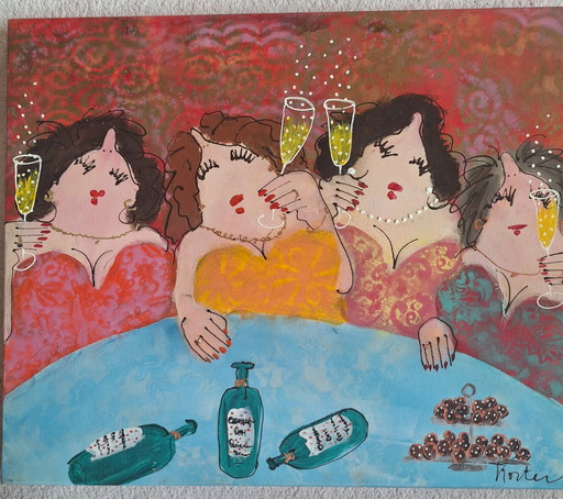 Karina Koster painting