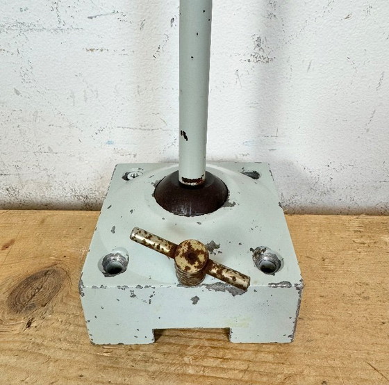 Image 1 of Lampada da tavolo industriale grigia di Elektrosvit, anni '70