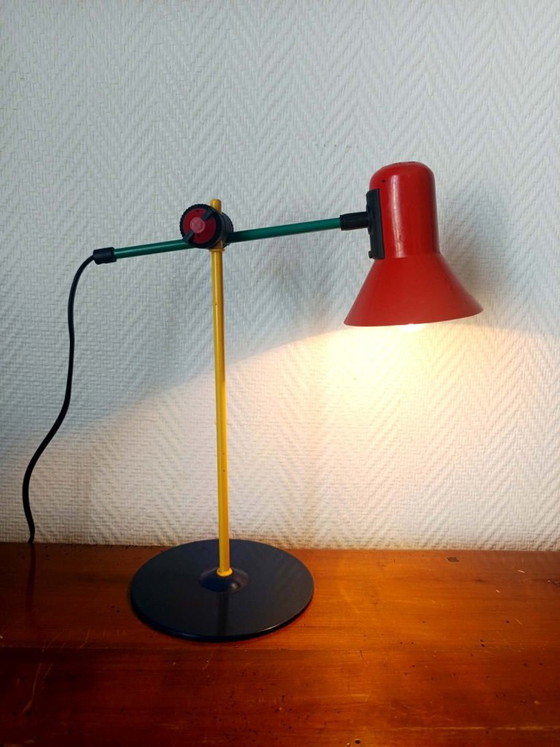 Image 1 of Lampada Veneta Lumi stile Memphis 1980