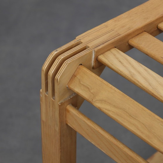 Rare Pair of Postmodern Constructivist Chairs, Netherlands, 1980s – Armchairs, Wood (photo 10 of 10)