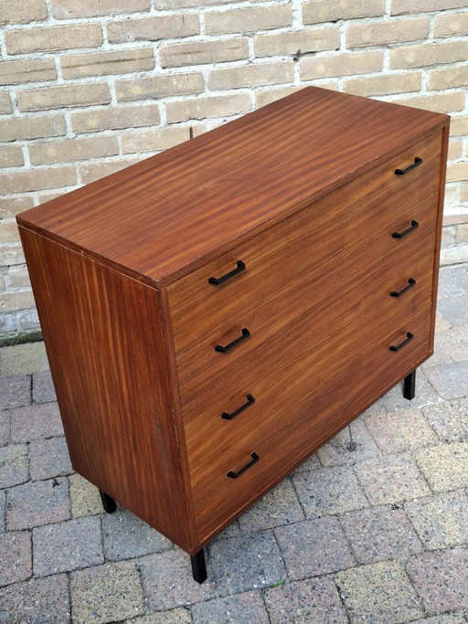 Beautiful Vintage Simpla Lux Chest of Drawers | 1960s Teak | Mid-Century Design – ladekasten, Wood (photo 2 of 12)