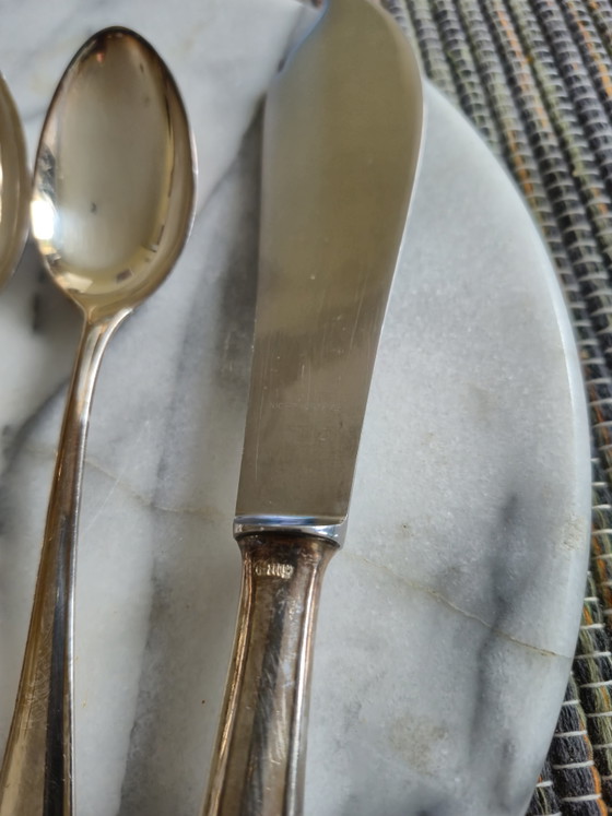 Silberbesteckeinsatz für 350 Gramm 800er Silber – Bruckmann, Besteckkassetten, Silver (photo 6 of 11)