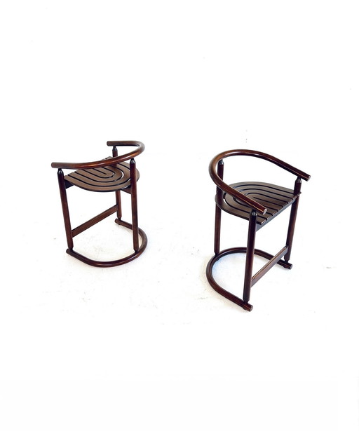 2x Allmilmö Tabouret de bar arc-en-ciel '80