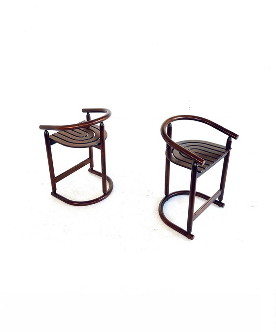 Image 1 of 2x Allmilmö Tabouret de bar arc-en-ciel '80