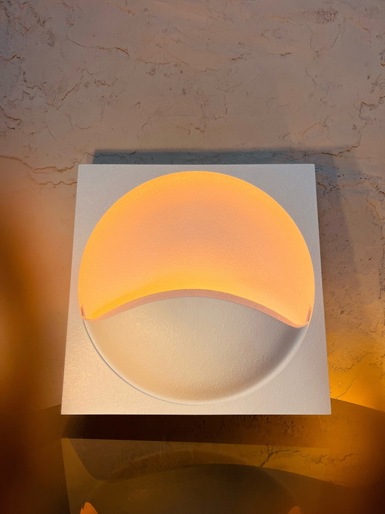 Zeer Uniek! XL Space Age “70’s Design Wandlamp – Wandlampen, Plastic (photo 5 of 11)