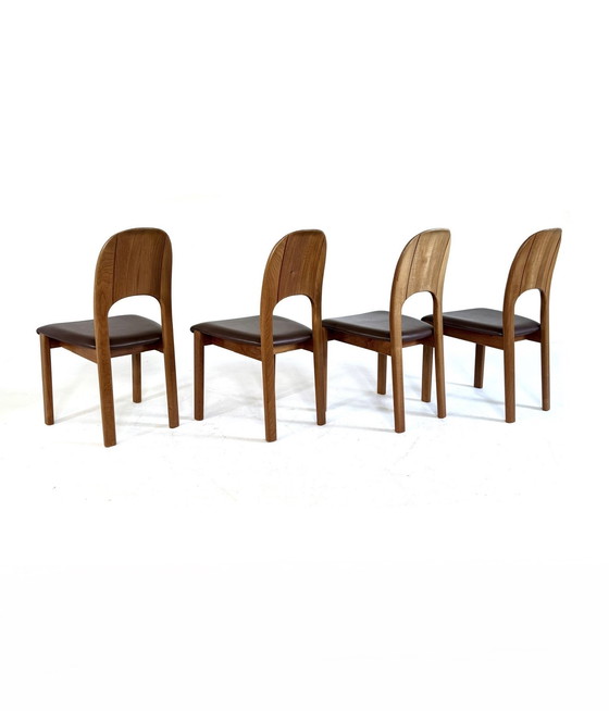 Image 1 of 4x vintage Danish dining chair, Holstebro Møbelfabrik '70