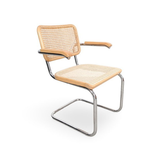 Image 1 of Original Thonet Freischwinger S64V Marcel Breuer Design Stuhl hell